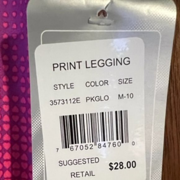 ASICS Girls Print Legging - Picture 2 of 3